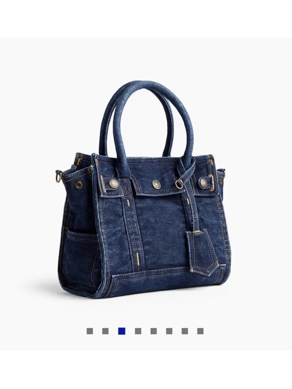 GAP GIRKIN Mini Denim Navy Tote Bag - Women
